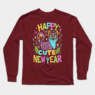 happy new year--2024--cut Long Sleeve T-Shirt